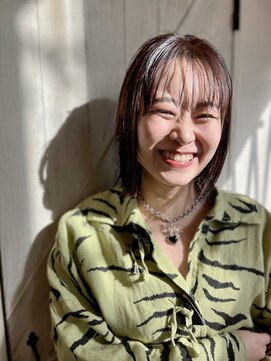 ニコナチカ(nico nachika) 大人可愛い小顔丸み前下がりボブ