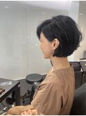 【髪質改善】マチルダボブ　グレージュ　丸形、ベース型、卵型