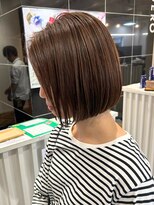 ヘアサロン セロ(Hair Salon SERO) 【セロ姫路】艶髪ミニボブ/ライトブラウン