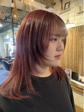 トロニー(TLONY) ウルフレイヤー ボルドー stylist/miaki