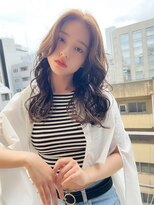 ロンドルーチェ 心斎橋(Lond luce)&nbsp;大人ガーリー×ミディアムレイヤーカット【心斎橋/髪質改善】