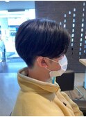 毛流れダウンパーマ 韓国風センターパート