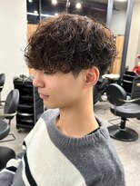 エルマーク 梅田(L-MARK)&nbsp;スペインカールスパイラルパーマツイストパーマフェード短髪