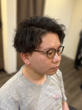 ジェイソン(JASON) 【ナチュラルショート】ツーブロックスパイラルパーマカジュアル