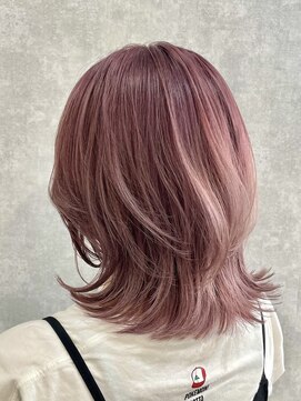 ランガリ ヘアアンドスパ(Rangali Hair&Spa) 【別府 ランガリ】ハイトーン/ピンクパープル/推しカラー
