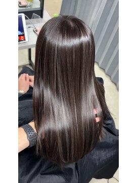 エトラ 渋谷店(etora) ハイライトカラーダークグレージュケアブリーチ