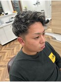 韓国マッシュスペインカールスパイキーショート〈理容室〉西川口