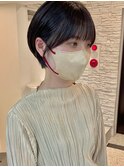 ショートヘア/ボブ/可愛い丸み/簡単スタイリング/20代30代
