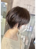ショートボブ/ショートヘア/脱白髪染め/白髪ぼかし/髪質改善