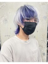 ガルテ(GARTE) ウルフヘア/ホワイトカラー/メンズヘア/デザインカラー