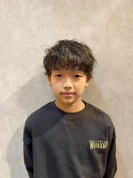 エルクロノス(L.Chronus) ツイストパーマ×無造作×空手家