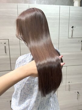 ザ パス 大名店(the path) 酸性ストレート×マロンベージュ