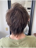 20代30代40代ナチュラル束感ショートウルフ爽やかレイヤーカット