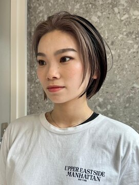 サンク 原宿 表参道(cinq) フェイスフレーミングインナーカラーイヤリングカラーハイライト