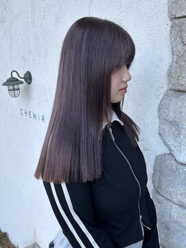 シェミール(CHEMIR) ラベンダーグレージュ【四日市/ケアブリーチ/髪質改善】