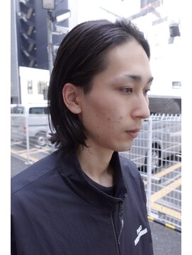 ビュートリアム265(BEAUTRIUM 265) メンズボブ メンズニュアンスパーマ 黒髪 メンズヘア 銀座