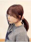 小顔可愛いレイヤーカット×アッシュカラー10代20代30代