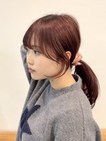 ビューエヒメ(VIEW EHIME)&nbsp;小顔可愛いレイヤーカット×アッシュカラー10代20代30代