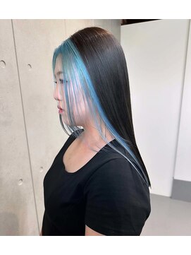 レオクマ(REOKUMA) フェイスフレーミング/デザインカラー/水色