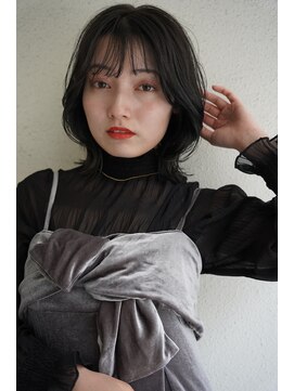 ブゾン(buZon) 【buZon ブゾン】大人くびれボブ×ダークブラウン