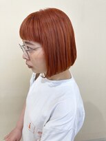 美容室ヒラトヤ 都南店&nbsp;ピレンジ大人可愛いひし形前下がりショートボブカット