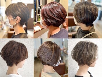 ヘアデザイン エソラ(hair design esora)の写真/【本山1分】360°決まるスタイルでおしゃれな大人ショートヘアをご提案★ざっくりしたイメージでもお任せ!