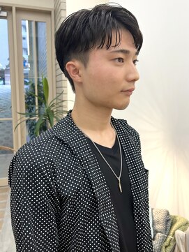 パークレーン アイス イヴェン(park lane ICI yeven) 秋の大人メンズ◎ブルーブラック韓国マッシュパーマYUKI