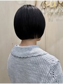 30代40代50代/乾かすだけでまとまるミニボブ/ショート伸ばし中◎