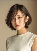 愛されショート20代30代40代レイヤーカット韓国ボブ顔周り稲毛