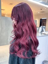 アルバム 新宿(ALBUM SHINJUKU) 似合わせカットメルティカラーフェミニンロング_ba538631