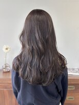 ヘアー アイス 御器所本店(HAIR ICI)&nbsp;ブリーチなしカラーグレージュチョコレートブラウンレイヤー20代