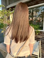 アズグロウ エクラ(AS GROW 'eclat) デザインカラー透け感ストレートロング
