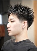 ウォーリアカット×テーパーフェード×短髪ツーブロックショート