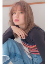 ヘアメイク パッセージノエ 浜田山店(Passage noe)&nbsp;ひし形シルエットエアリーグレージュミディ