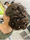 お呼ばれヘアセット♪