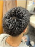ツーブロックアップバングスタイル/理容室/メンズ/銀座/ヒロ銀座
