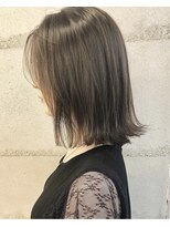 フォンズ(FONS)&nbsp;切りっぱなしロブ_ヘルシーグレージュ_20代30代40代◎