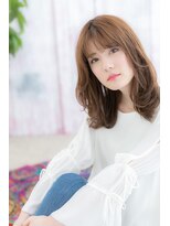 ミック 日暮里店(miq)&nbsp;ニュアンス感あるくせ毛風カール色っぽセミディa