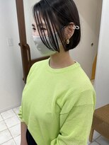 プフ 伏見(puf)&nbsp;オトナ女子にも大人気の切りっぱなしショートボブで艶髪に☆