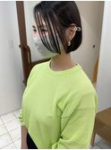 オトナ女子にも大人気の切りっぱなしショートボブで艶髪に☆