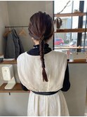 ポニーテールアレンジ