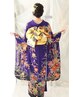 【振袖】　着付け　￥11000