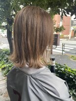 シェル 吉祥寺(shell)&nbsp;白髪ぼかし_ハイトーンベージュ