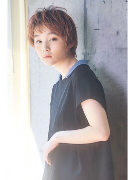 ピークアブー アヴェダ アトレ恵比寿(PEEK-A-BOO AVEDA) ショート×オレンジカラー　恵比寿　松崎