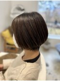 【つくば】大人前下がりショートボブ20代30代40代