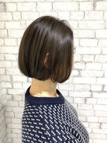 ニューヨークニューヨーク テラッソ姫路店(NYNY) 大人可愛い20代30代40代黒髪前下がりショートボブ丸みショート
