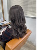 ロング/巻き髪/透明感カラー