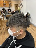 メッシュ×パーマ