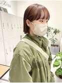 ミニボブ×オレンジブラウン