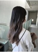 グラデーションカラー ケアブリーチ10代20代グレージュ